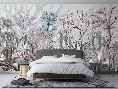 Ocean Wonders luxury wallpaper interior room:bedroom — Artehub Egypt