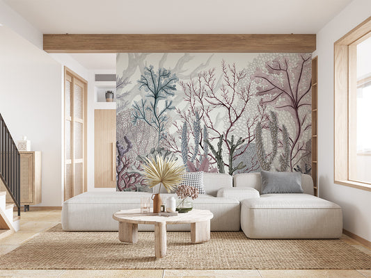 Ocean Wonders luxury wallpaper interior room:livingroom — Artehub Egypt