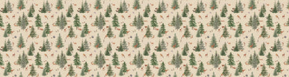 Pine Forest - Sand European wallpaper motif design for kids room — Artehub Egypt