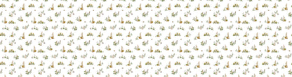 Rabbit Family European wallpaper motif design for kids room — Artehub Egypt