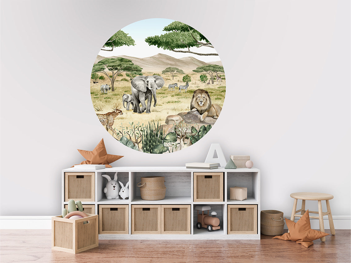 Savannah Secrets wall circle sticker by Artehub
