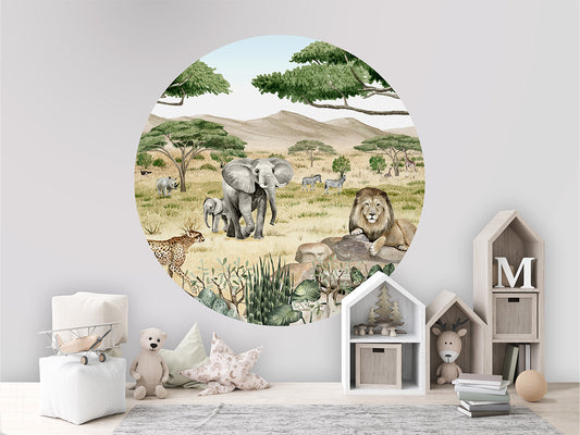 Savannah Secrets wall circle sticker by Artehub