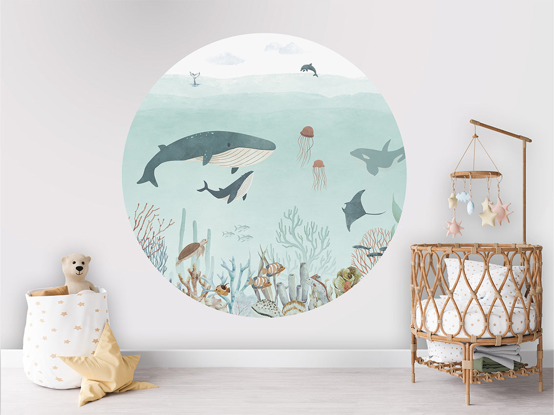 Sensational Sea - Blue - Circle
