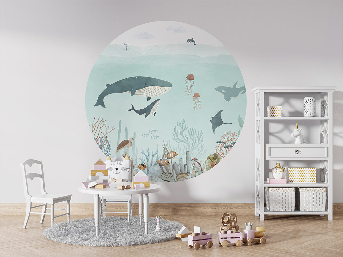 Sensational Sea - Blue - Circle