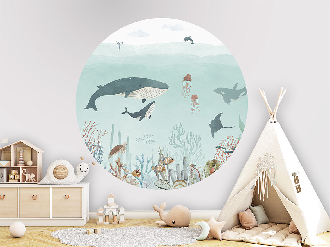 Sensational Sea - Blue - Circle