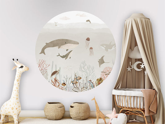 Sensational Sea - Brown - Circle