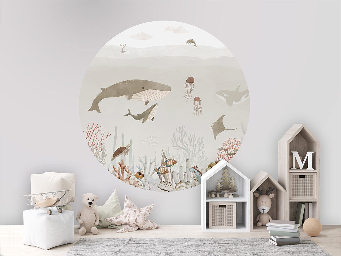 Sensational Sea - Brown - Circle