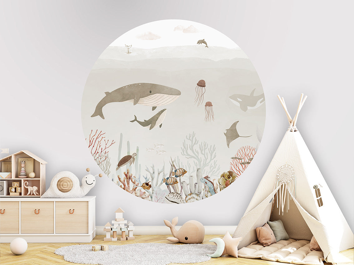 Sensational Sea - Brown - Circle