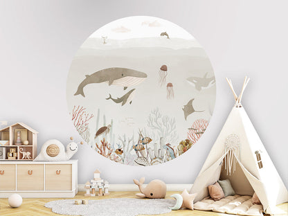 Sensational Sea - Brown - Circle