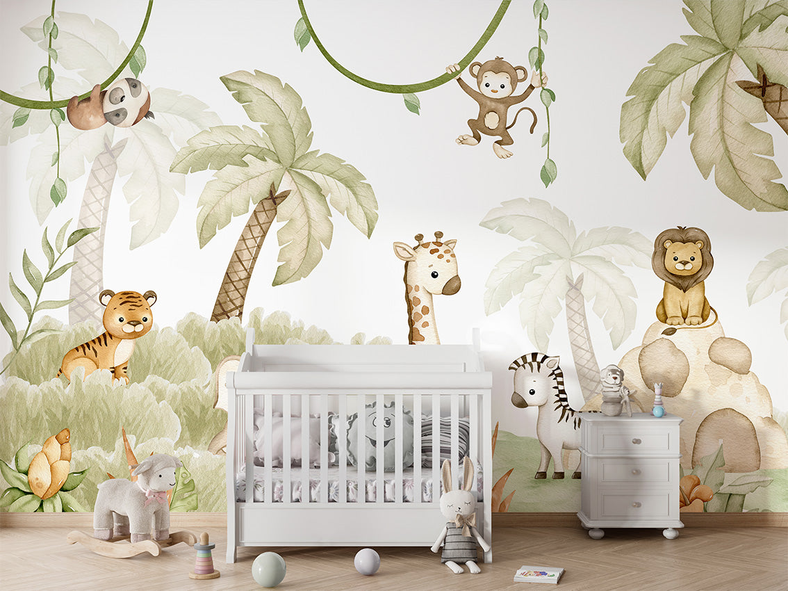 Savannah_Joy kids room wallpaper interior — premium wallpaper by Artehub Egypt