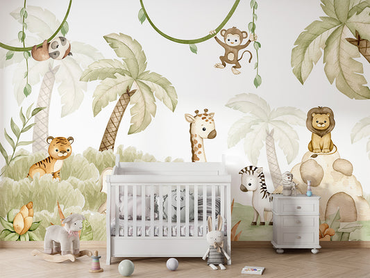 Savannah_Joy kids room wallpaper interior — premium wallpaper by Artehub Egypt