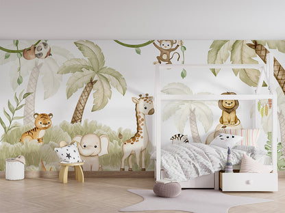 Savannah_Joy kids room wallpaper interior — premium wallpaper by Artehub Egypt