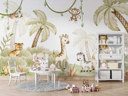 Savannah_Joy kids room wallpaper interior — premium wallpaper by Artehub Egypt