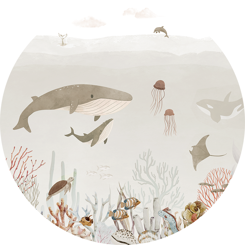 Sensational Sea - Brown - Circle