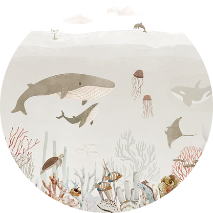 Sensational Sea - Brown - Circle