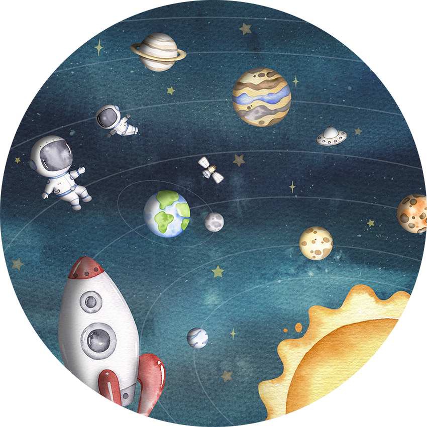 Space Joy - Dark - Circle