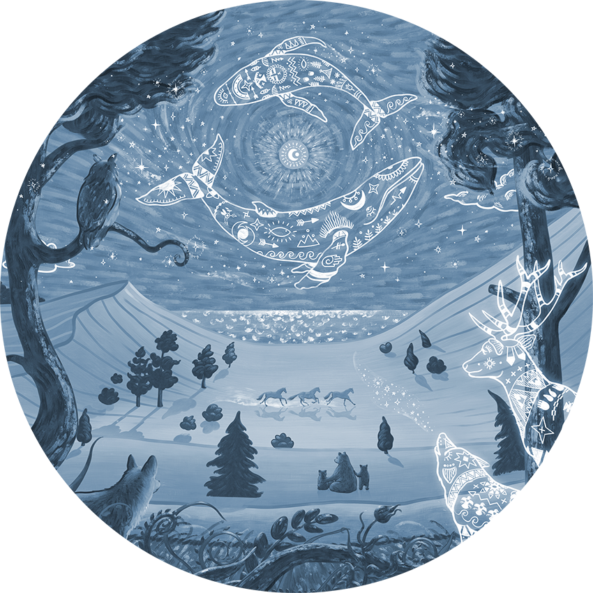 Spirit Night - Blue - Circle