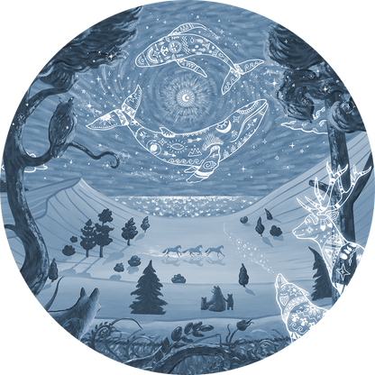 Spirit Night - Blue - Circle