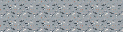 Splendid Sea - Blue European wallpaper motif design for kids room — Artehub Egypt