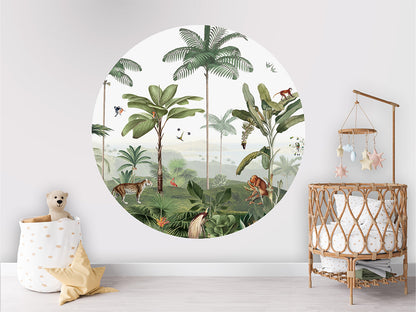 Thrilling Tropics wall circle sticker by Artehub