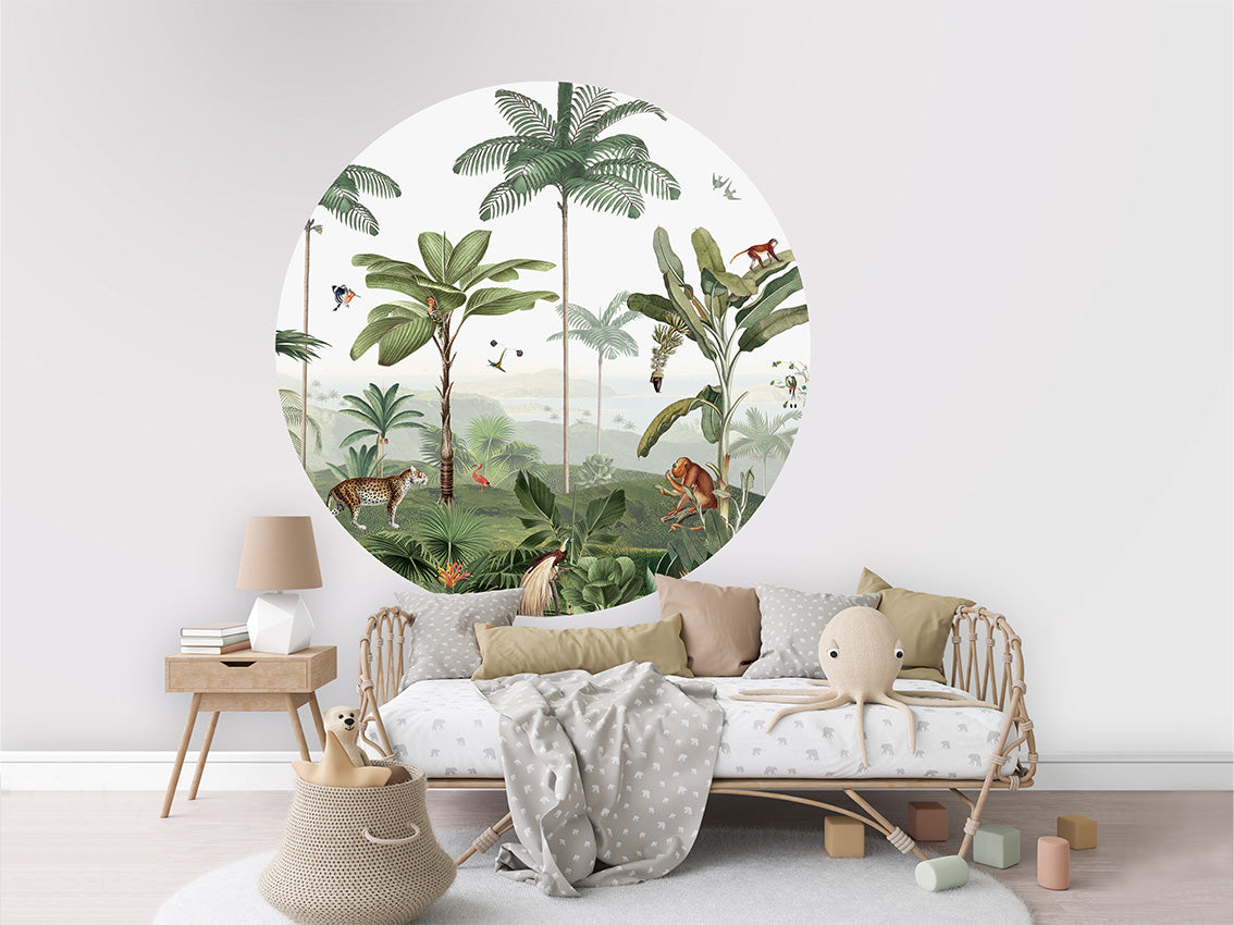Thrilling Tropics wall circle sticker by Artehub