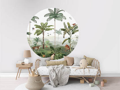 Thrilling Tropics wall circle sticker by Artehub