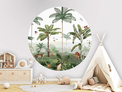 Thrilling Tropics wall circle sticker by Artehub
