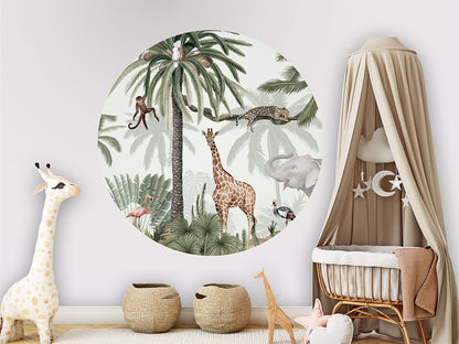 Tropical Jive wall circle sticker by Artehub