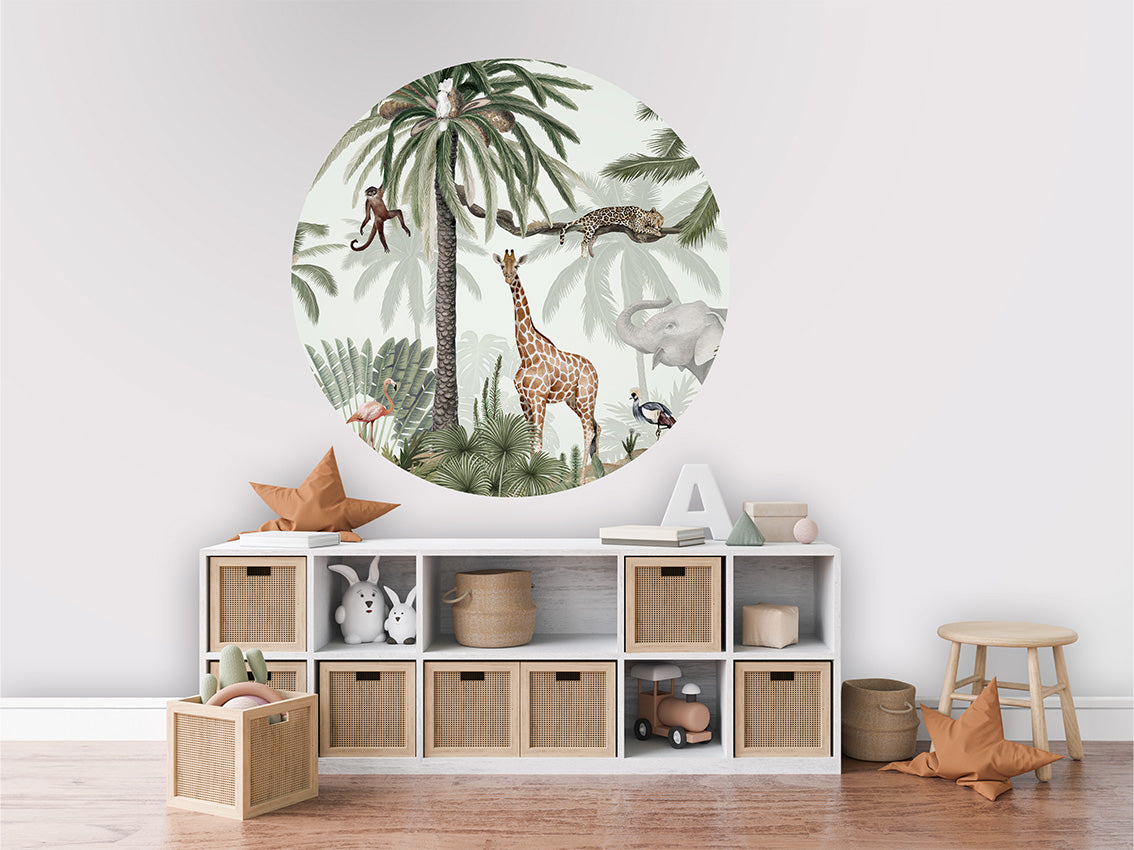 Tropical Jive wall circle sticker by Artehub
