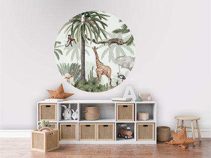 Tropical Jive wall circle sticker by Artehub