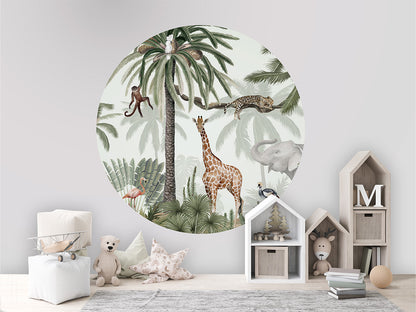 Tropical Jive wall circle sticker by Artehub