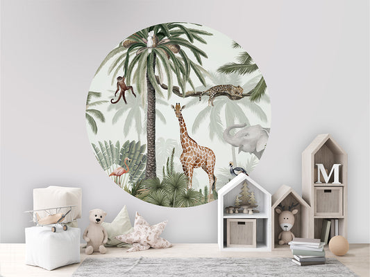 Tropical Jive wall circle sticker by Artehub