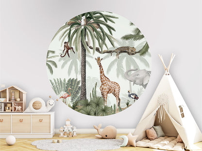 Tropical Jive wall circle sticker by Artehub