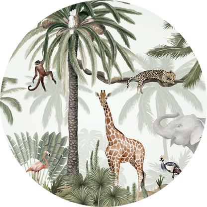 Tropical Jive wall circle sticker by Artehub
