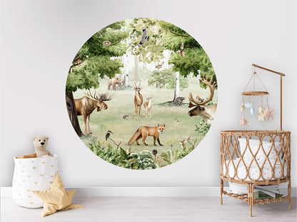 Woodland Wonders wall circle sticker by Artehub
