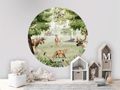 Woodland Wonders wall circle sticker by Artehub