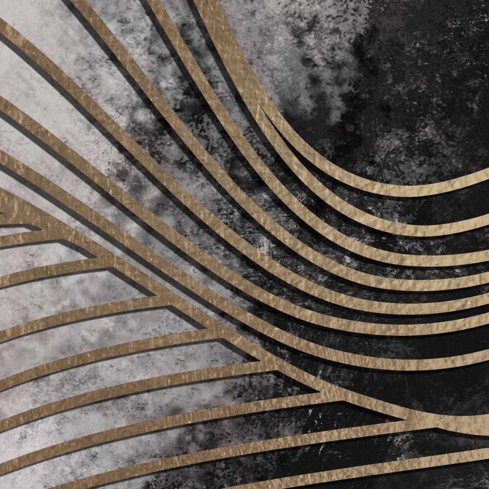 Golden lines moves canvas