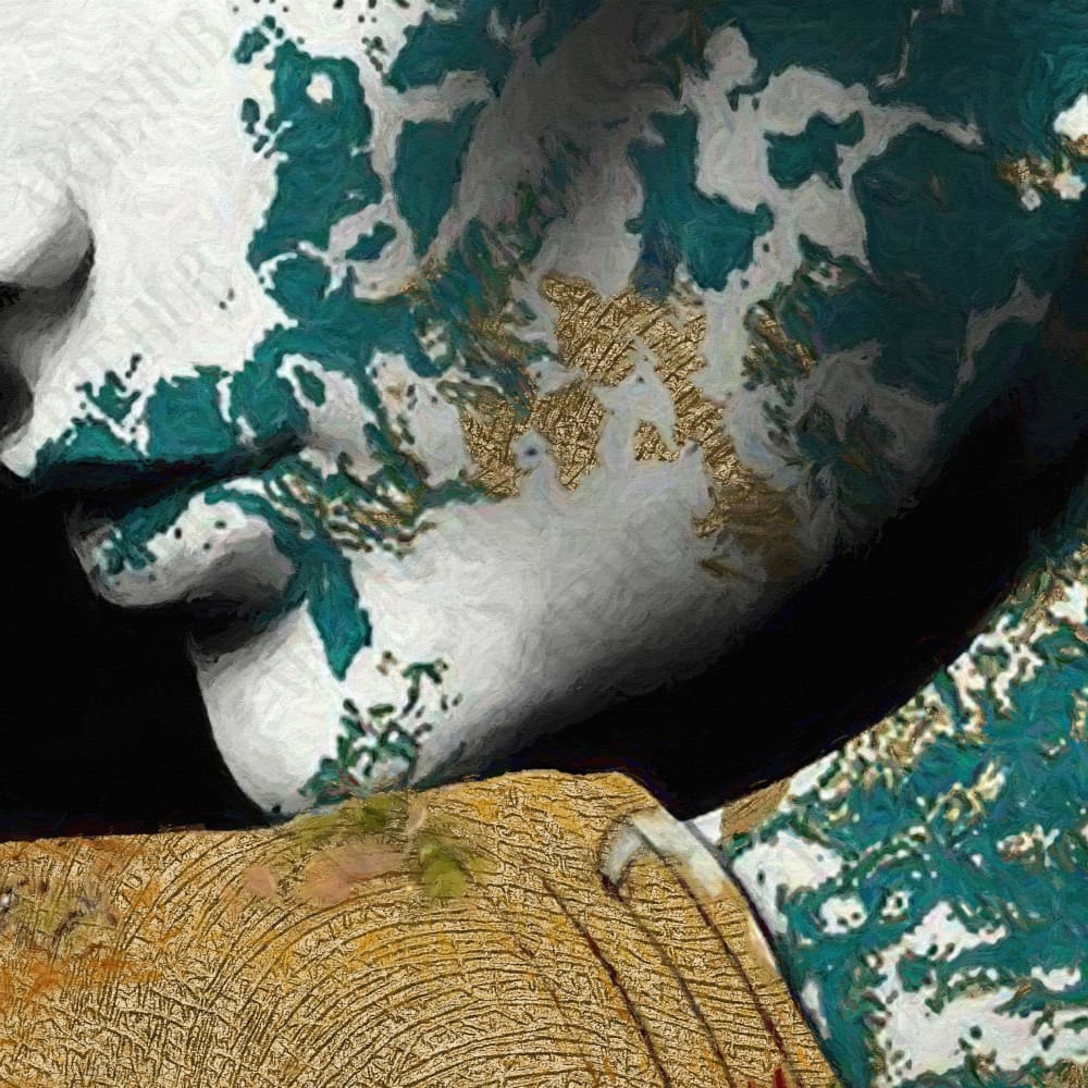 Lost emerald figure canvas