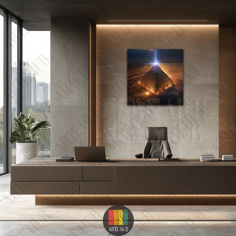 Pyramid of Light canvas