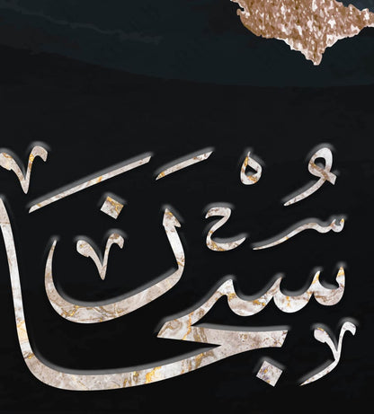 ’سبحان الله الحمدلله ’ canvas