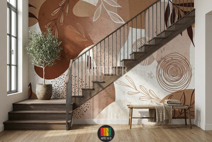 Abstract Boho Wallpaper for Modern Egyptian Bedroom Decor
ورق حائط بوهيمي عصري لديكور غرف النوم في مصر
room: stairs